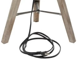 Best deal 😍 Set of 2 Brown Wood Rustic Table Lamp, 31" by Ivory and Iris 🥰 -Cheap Ivory and Iris Store D399137S 5