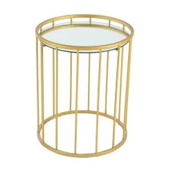 Discount π Gold Metal Contemporary Accent Table Set by Ivory and Iris π 10 Discount π Gold Metal Contemporary Accent Table Set by Ivory and Iris π -Cheap Ivory and Iris Store D400085S 4