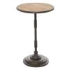 Hot Sale 🌟 25" Gray Industrial Wood Accent Table by Ivory and Iris ❤️