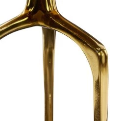 New ⌛ 22" Gold Aluminum Contemporary Accent Table by Ivory and Iris 🧨 -Cheap Ivory and Iris Store D400095S 4