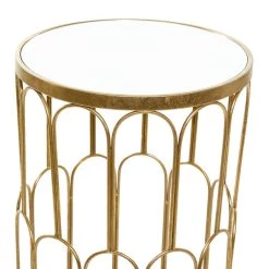 Deals π Gold Metal Glam Accent Table Set by Ivory and Iris π 8 Deals π Gold Metal Glam Accent Table Set by Ivory and Iris π -Cheap Ivory and Iris Store D400099S 3