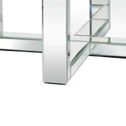 Discount ✔️ 24" Silver MDF Glam Accent Table by Ivory and Iris ✔️ -Cheap Ivory and Iris Store D400109S 4