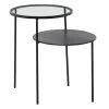 Hot Sale 🥰 23" Black Modern Metal Accent Table by Ivory and Iris 🧨