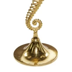 Hot Sale 😍 28" Gold Aluminum Coastal Accent Table by Ivory and Iris ✨ -Cheap Ivory and Iris Store D400123S 6