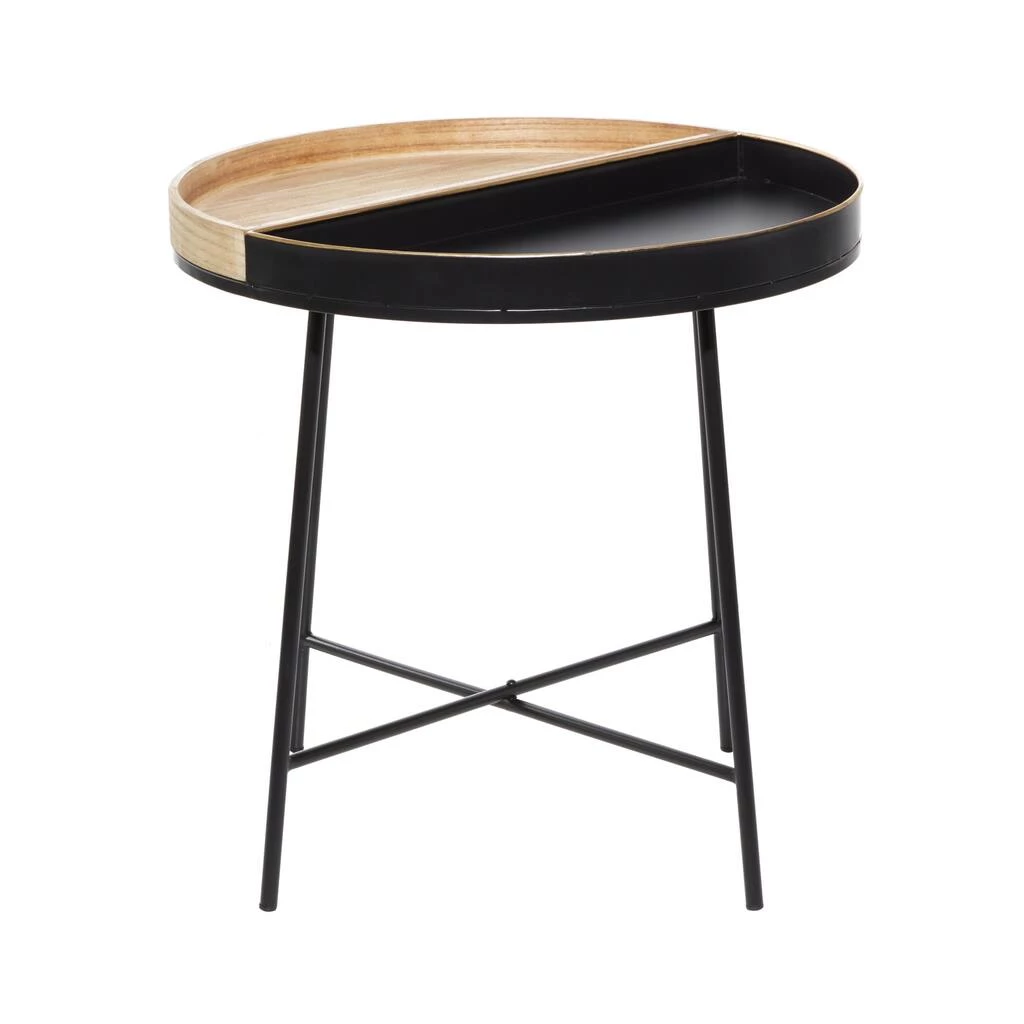 Deals π₯ 22" Black Metal Contemporary Accent Table by Ivory and Iris 𧨠2 Deals π₯ 22" Black Metal Contemporary Accent Table by Ivory and Iris 𧨠- Image 2