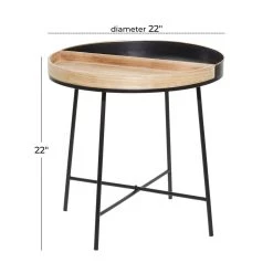 Deals π₯ 22" Black Metal Contemporary Accent Table by Ivory and Iris 𧨠14 Deals π₯ 22" Black Metal Contemporary Accent Table by Ivory and Iris 𧨠-Cheap Ivory and Iris Store D400129S 7