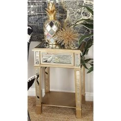 Best deal β 27" Beige Chinese Fir Glam Accent Table by Ivory and Iris π€© 11 Best deal β 27" Beige Chinese Fir Glam Accent Table by Ivory and Iris π€© -Cheap Ivory and Iris Store D400134S 6