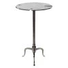 Coupon ⌛ 28" Silver Contemporary Aluminum Accent Table by Ivory and Iris ⌛