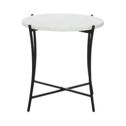 Flash Sale βοΈ 21" Black Contemporary Terrazzo Accent Table by Ivory and Iris π 11 Flash Sale βοΈ 21" Black Contemporary Terrazzo Accent Table by Ivory and Iris π -Cheap Ivory and Iris Store D400143S 2