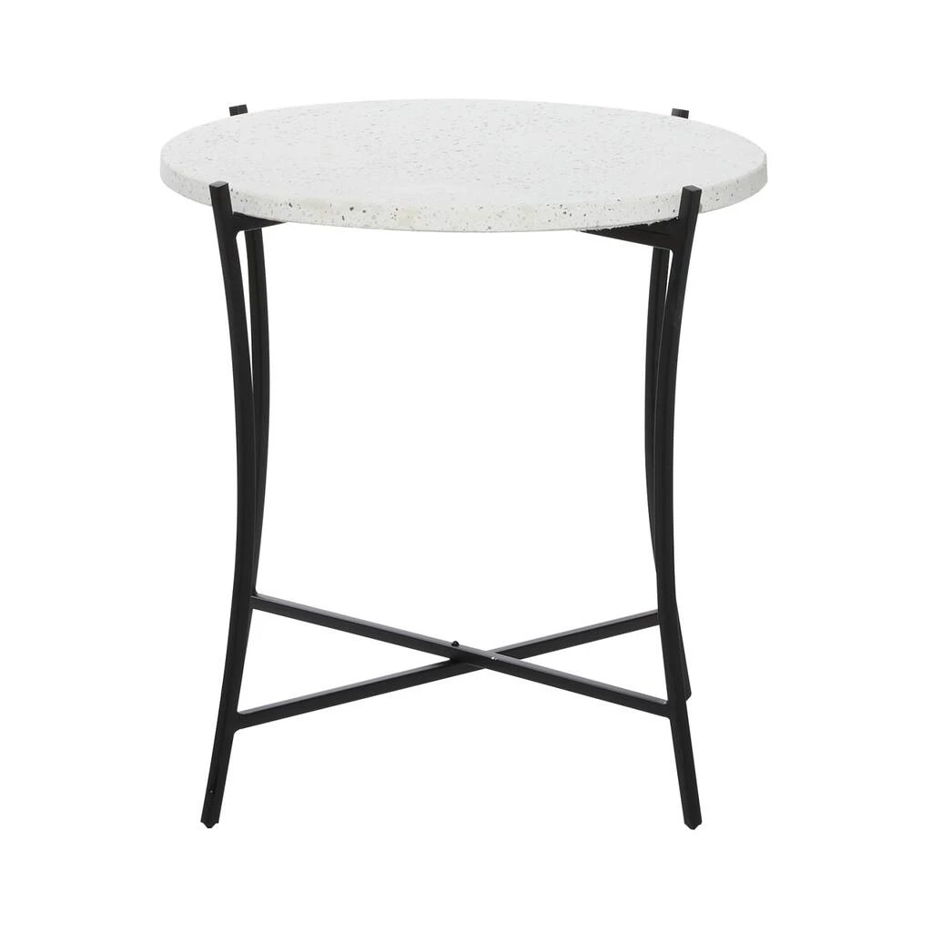 Flash Sale βοΈ 21" Black Contemporary Terrazzo Accent Table by Ivory and Iris π 6 Flash Sale βοΈ 21" Black Contemporary Terrazzo Accent Table by Ivory and Iris π - Image 6