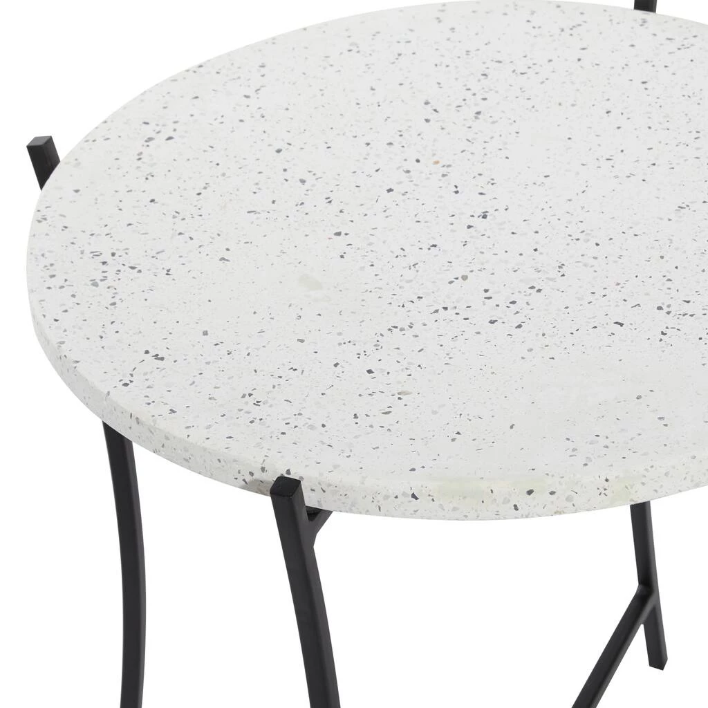 Flash Sale βοΈ 21" Black Contemporary Terrazzo Accent Table by Ivory and Iris π 3 Flash Sale βοΈ 21" Black Contemporary Terrazzo Accent Table by Ivory and Iris π - Image 3