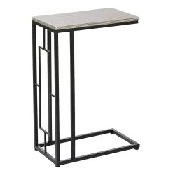 Top 10 ✨ 10" Black Contemporary Compact Accent Table by Ivory and Iris 🔔