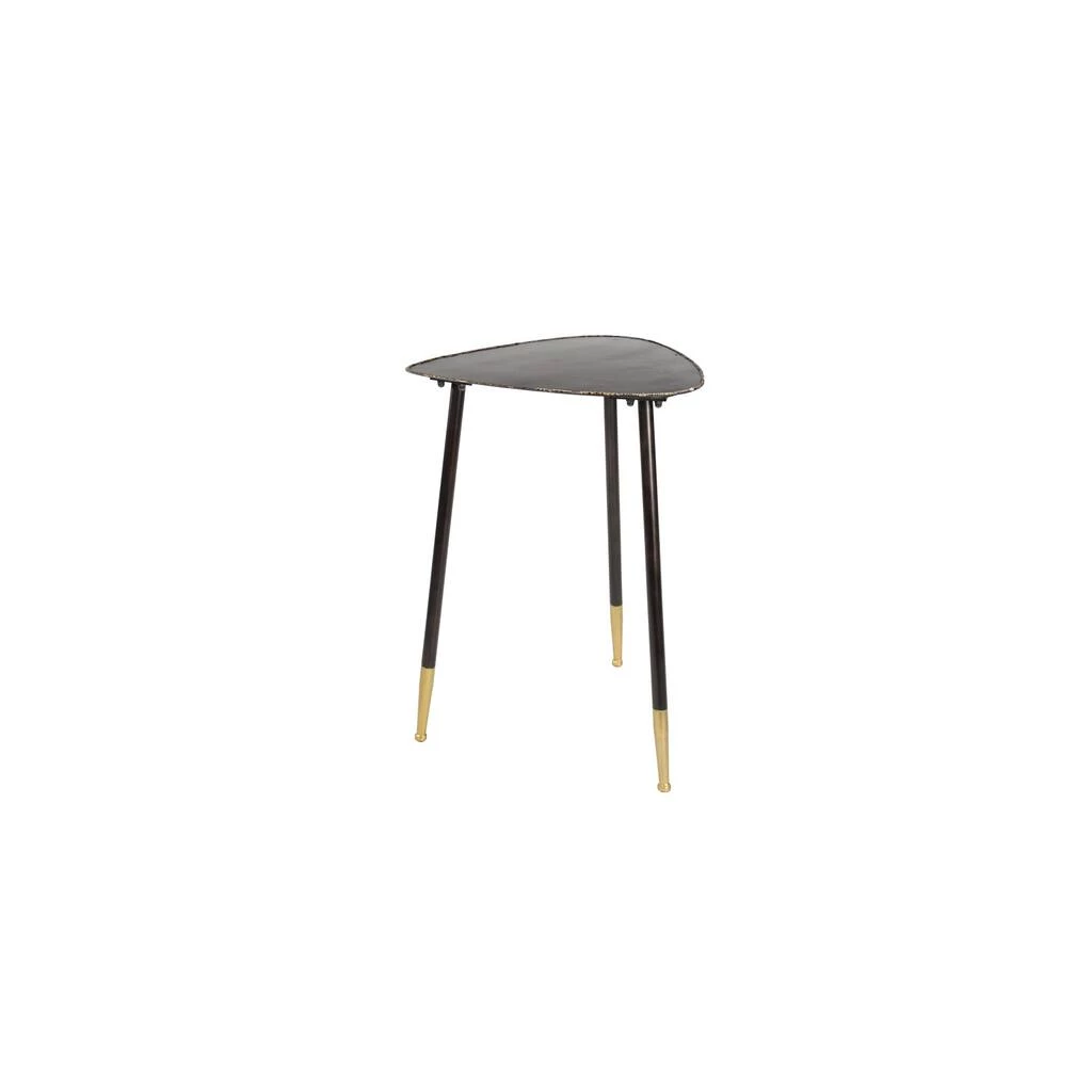 Wholesale π 20" Black Industrial Compact Accent Table by Ivory and Iris π 4 Wholesale π 20" Black Industrial Compact Accent Table by Ivory and Iris π - Image 4