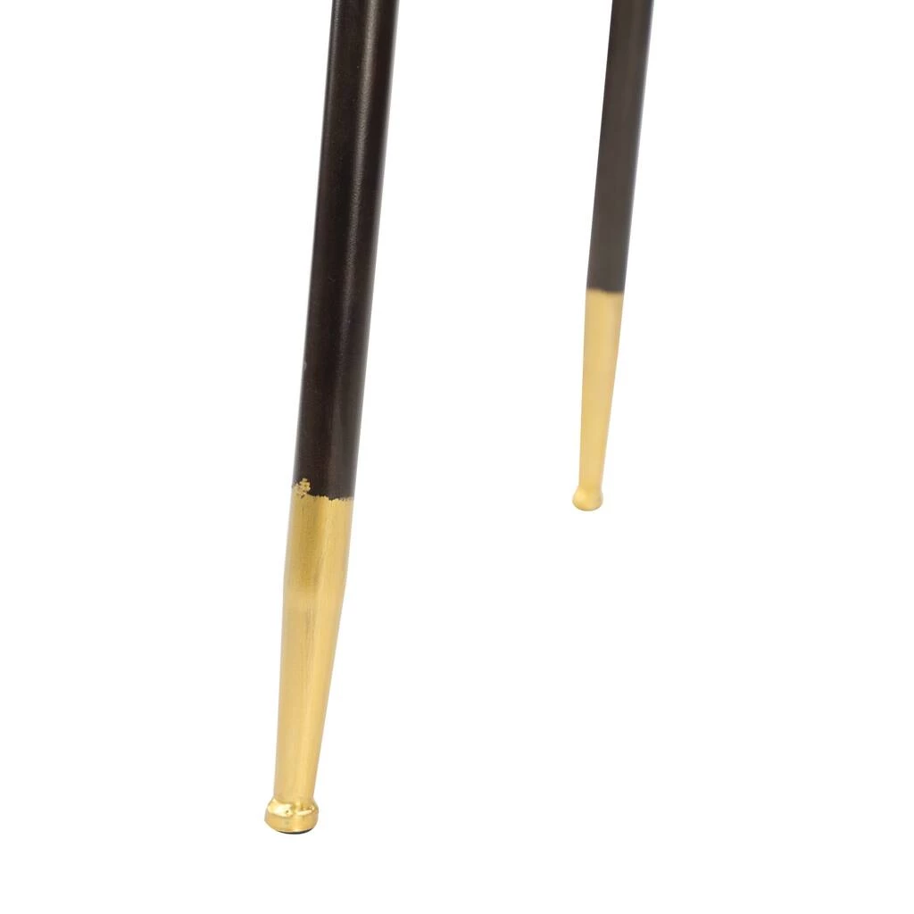 Wholesale π 20" Black Industrial Compact Accent Table by Ivory and Iris π 5 Wholesale π 20" Black Industrial Compact Accent Table by Ivory and Iris π - Image 5