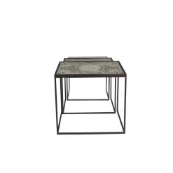 Buy 🌟 Gray Vintage Accent Table Set by Ivory and Iris 🥰 -Cheap Ivory and Iris Store D400157S 4