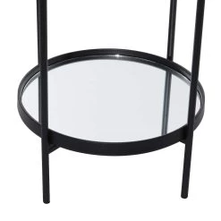 Best reviews of 😀 15" Black Contemporary Accent Table by Ivory and Iris 👏 -Cheap Ivory and Iris Store D400174S 3