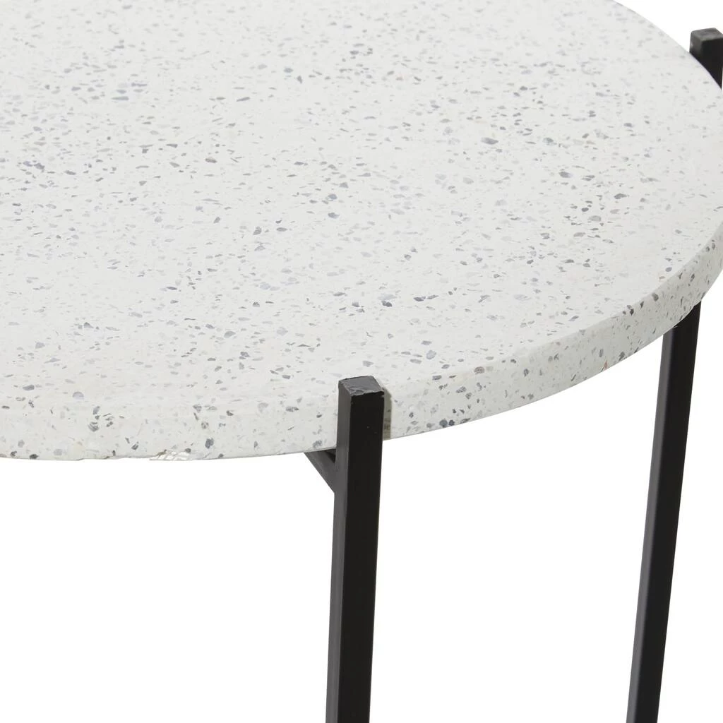 Best Sale π₯° 24" Black Contemporary Terrazzo Accent Table by Ivory and Iris π 3 Best Sale π₯° 24" Black Contemporary Terrazzo Accent Table by Ivory and Iris π - Image 3