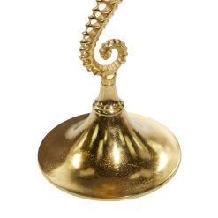 Buy 👍 25" Gold Aluminum Coastal Accent Table by Ivory and Iris 👍 -Cheap Ivory and Iris Store D400187S 5