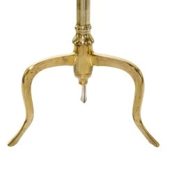 Flash Sale 🔔 25" White Contemporary Marble Accent Table by Ivory and Iris 🎉 -Cheap Ivory and Iris Store D400188S 4