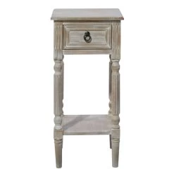 Best Sale π 29" White Pine Farmhouse Accent Table by Ivory and Iris π 10 Best Sale π 29" White Pine Farmhouse Accent Table by Ivory and Iris π -Cheap Ivory and Iris Store D400200S 3