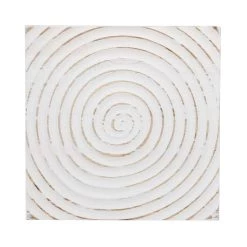 Discount 🌟 19" White Rustic Wood Accent Table by Ivory and Iris 😀 -Cheap Ivory and Iris Store D400208S 3