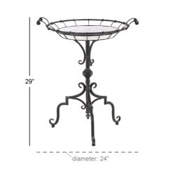 Budget π 29" Black Iron & Pine Farmhouse Accent Table by Ivory and Iris β¨ 10 Budget π 29" Black Iron & Pine Farmhouse Accent Table by Ivory and Iris β¨ -Cheap Ivory and Iris Store D400218S 5