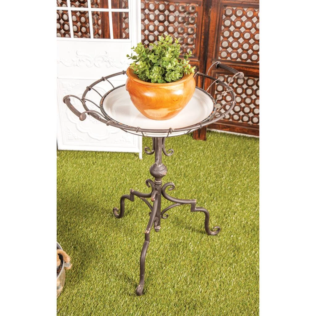 Budget π 29" Black Iron & Pine Farmhouse Accent Table by Ivory and Iris β¨ 6 Budget π 29" Black Iron & Pine Farmhouse Accent Table by Ivory and Iris β¨ - Image 6