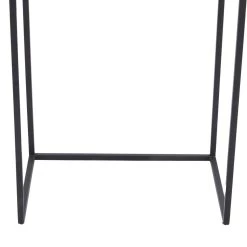 Hot Sale ✔️ Set of 3 Black Aluminum Glam Accent Table 25", 22", 20" by Ivory and Iris 🎁 -Cheap Ivory and Iris Store D400234S 9