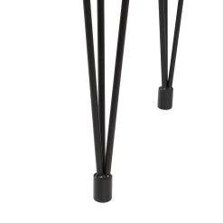 Discount 🌟 Black Wood Modern Accent Table, 22" x 20" x 20" by Ivory and Iris 😍 -Cheap Ivory and Iris Store D400235S 5