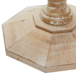 Discount 😉 Brown Farmhouse Wood Accent Table, 30" x 28" by Ivory and Iris 🛒 -Cheap Ivory and Iris Store D400236S 4