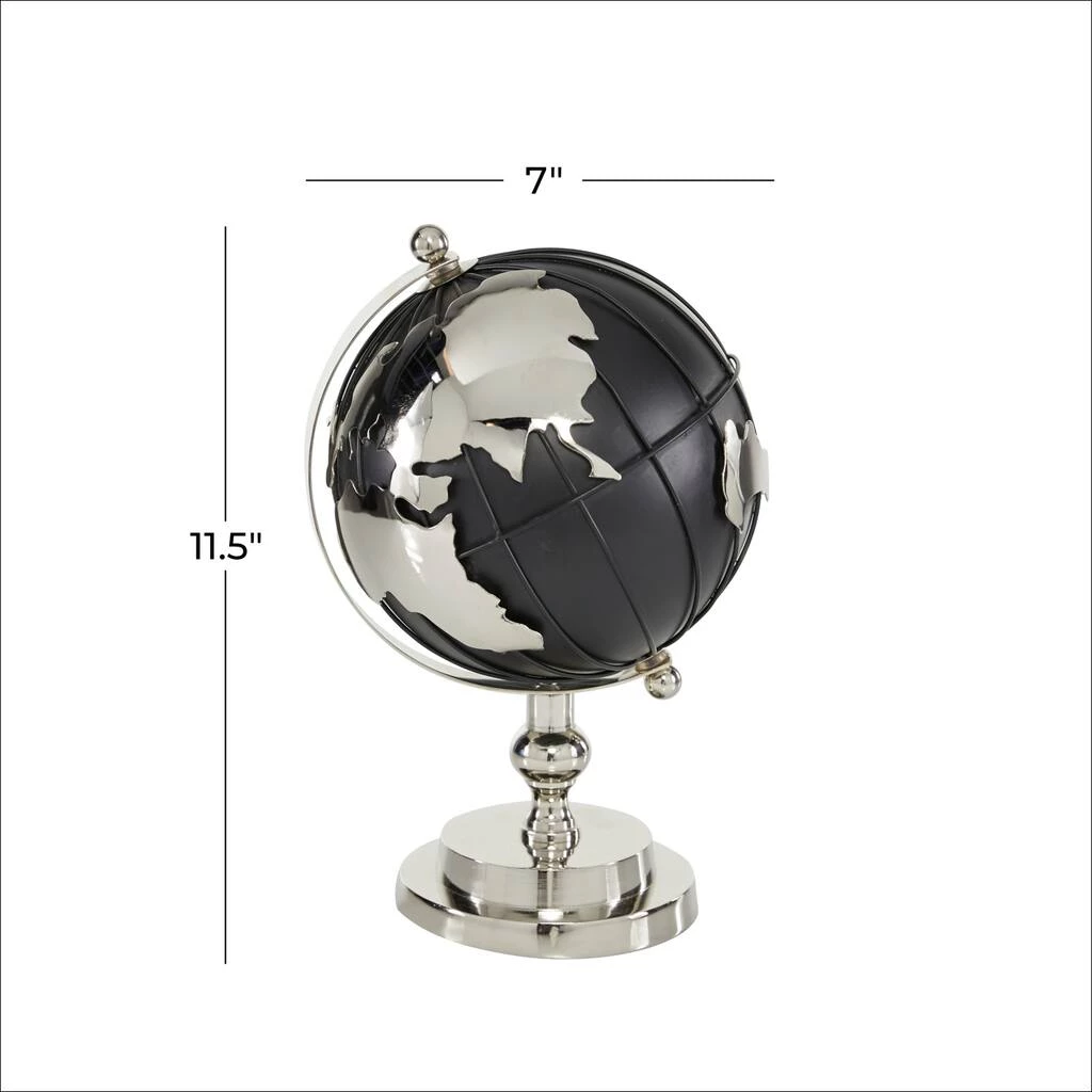Brand new β 11" Aluminum & Iron Contemporary Globe by Ivory and Iris π 6 Brand new β 11" Aluminum & Iron Contemporary Globe by Ivory and Iris π - Image 6