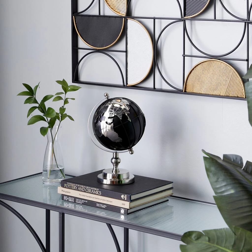 Brand new β 11" Aluminum & Iron Contemporary Globe by Ivory and Iris π 7 Brand new β 11" Aluminum & Iron Contemporary Globe by Ivory and Iris π - Image 7