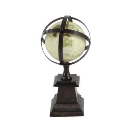 Budget β€οΈ 12" Brown Aluminum Industrial Globe by Ivory and Iris π 11 Budget β€οΈ 12" Brown Aluminum Industrial Globe by Ivory and Iris π -Cheap Ivory and Iris Store D400280S 3