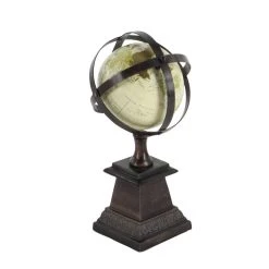 Budget β€οΈ 12" Brown Aluminum Industrial Globe by Ivory and Iris π 12 Budget β€οΈ 12" Brown Aluminum Industrial Globe by Ivory and Iris π -Cheap Ivory and Iris Store D400280S 4
