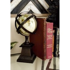 Budget β€οΈ 12" Brown Aluminum Industrial Globe by Ivory and Iris π 17 Budget β€οΈ 12" Brown Aluminum Industrial Globe by Ivory and Iris π -Cheap Ivory and Iris Store D400280S 9