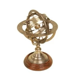 Best Sale π― 11" Brass Coastal Globe by Ivory and Iris π₯°