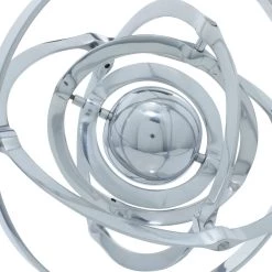 Best deal ✔️ 15" Aluminum Industrial Armillary by Ivory and Iris 🌟 -Cheap Ivory and Iris Store D400307S 5