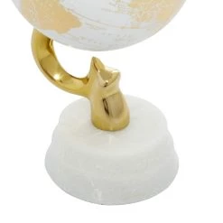 Best Sale π 10" Gold Stoneware Coastal Globe by Ivory and Iris π 11 Best Sale π 10" Gold Stoneware Coastal Globe by Ivory and Iris π -Cheap Ivory and Iris Store D400309S 4