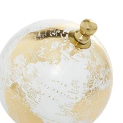 Best Sale π 10" Gold Stoneware Coastal Globe by Ivory and Iris π 12 Best Sale π 10" Gold Stoneware Coastal Globe by Ivory and Iris π -Cheap Ivory and Iris Store D400309S 5