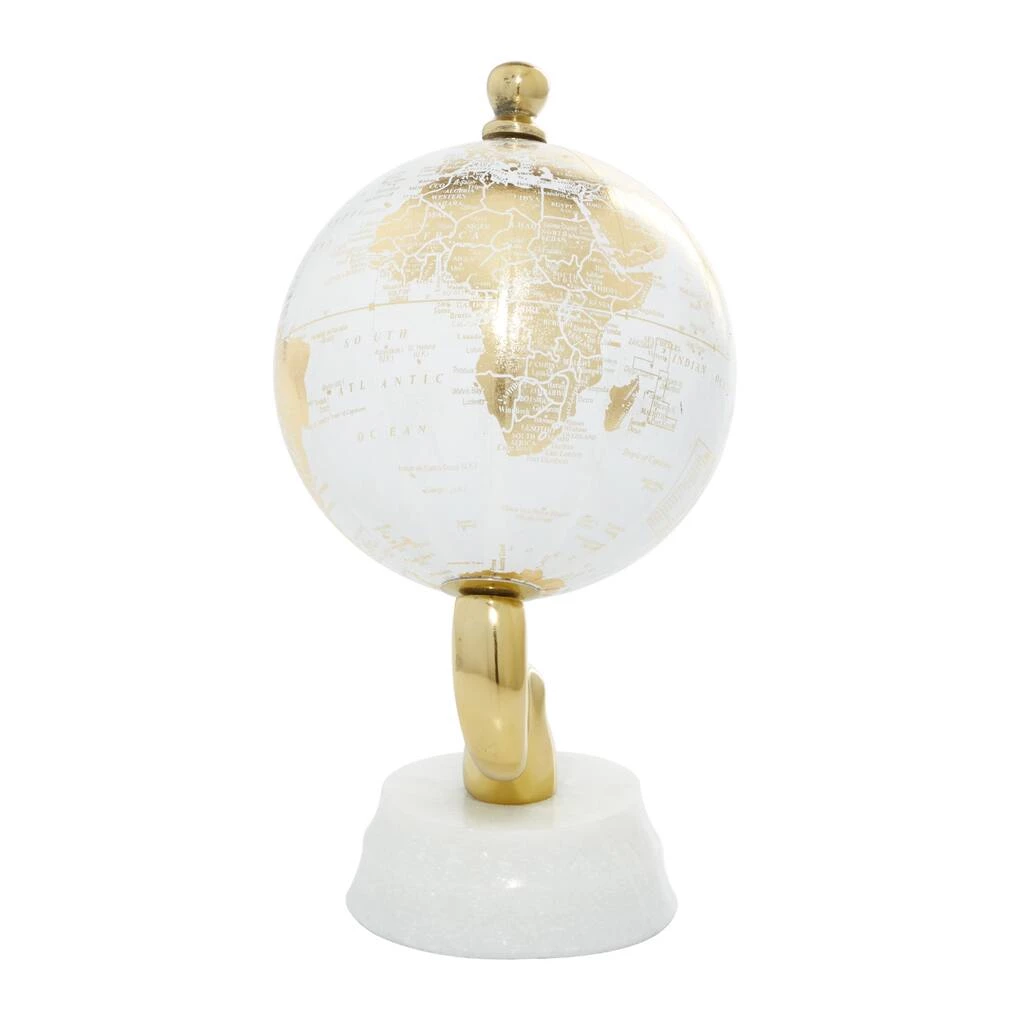 Best Sale π 10" Gold Stoneware Coastal Globe by Ivory and Iris π 6 Best Sale π 10" Gold Stoneware Coastal Globe by Ivory and Iris π - Image 6