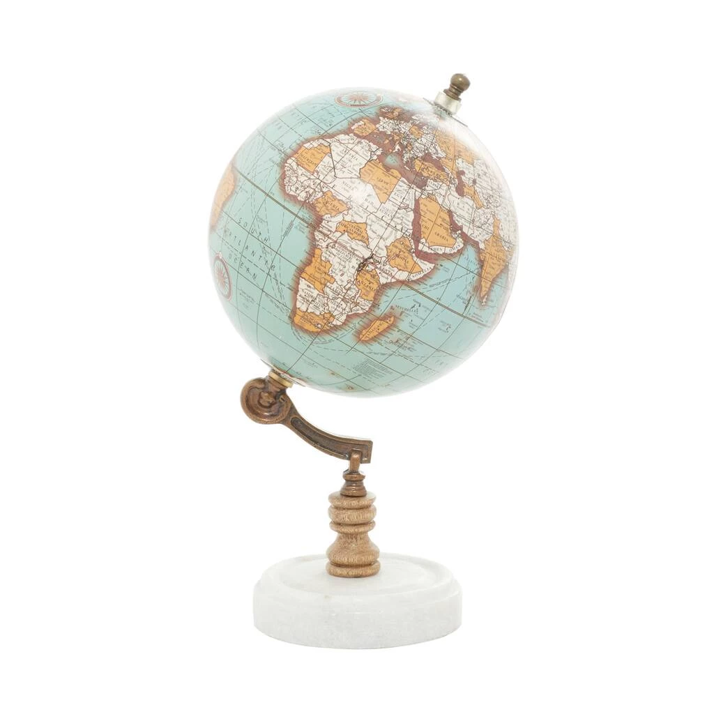 Brand new β 11" Aquamarine Marble & Wood Contemporary Globe by Ivory and Iris π 1 Brand new β 11" Aquamarine Marble & Wood Contemporary Globe by Ivory and Iris π