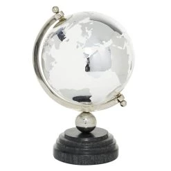 Best deal π 13" Silver Ceramic Glam Globe by Ivory and Iris π