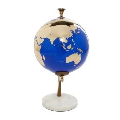 Best Sale π€© 13" Blue Ceramic Modern Globe by Ivory and Iris π 10 Best Sale π€© 13" Blue Ceramic Modern Globe by Ivory and Iris π -Cheap Ivory and Iris Store D400329S 3