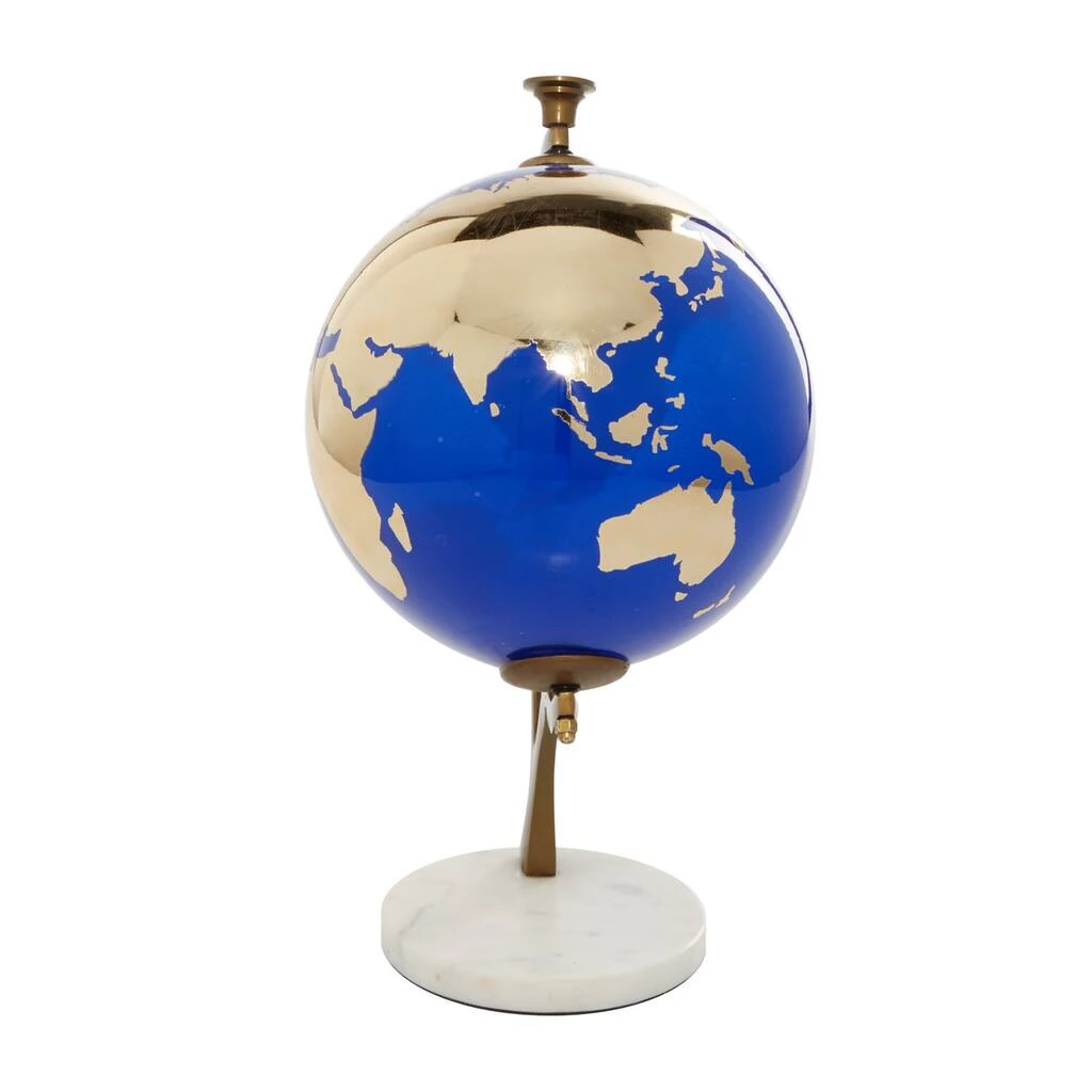 Best Sale π€© 13" Blue Ceramic Modern Globe by Ivory and Iris π 3 Best Sale π€© 13" Blue Ceramic Modern Globe by Ivory and Iris π - Image 3