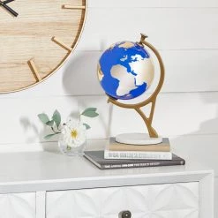 Best Sale π€© 13" Blue Ceramic Modern Globe by Ivory and Iris π 15 Best Sale π€© 13" Blue Ceramic Modern Globe by Ivory and Iris π -Cheap Ivory and Iris Store D400329S 8