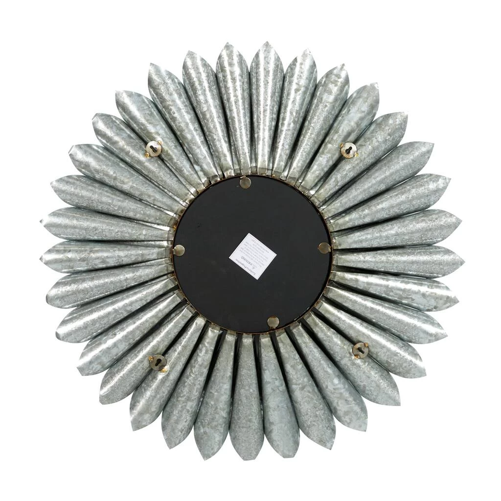 New β 32" Gray Contemporary Galvanized Metal Wall Mirror by Ivory and Iris π 5 New β 32" Gray Contemporary Galvanized Metal Wall Mirror by Ivory and Iris π - Image 5