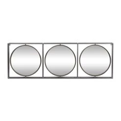 Best reviews of π 52" Gray Metal Modern Wall Mirror by Ivory and Iris π§¨