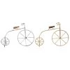 Best deal 🧨 Gold and Silver Metal Contemporary Bicycle Set by Ivory and Iris 😀