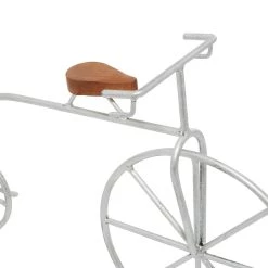 Best deal 🧨 Gold and Silver Metal Contemporary Bicycle Set by Ivory and Iris 😀 -Cheap Ivory and Iris Store D400447S 4