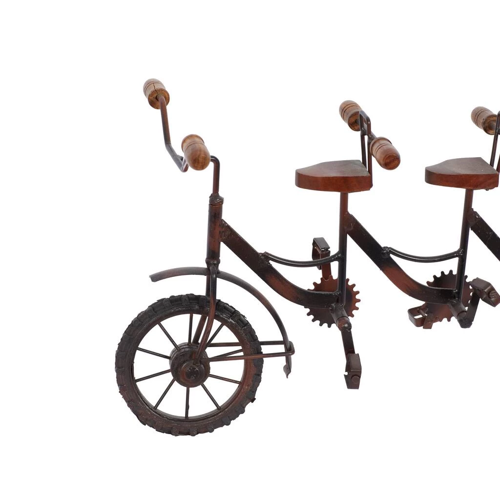 Best Sale ✨ 20" Brown Metal Vintage Bicycle Sculpture by Ivory and Iris 🔥 6 Best Sale ✨ 20" Brown Metal Vintage Bicycle Sculpture by Ivory and Iris 🔥 - Image 6
